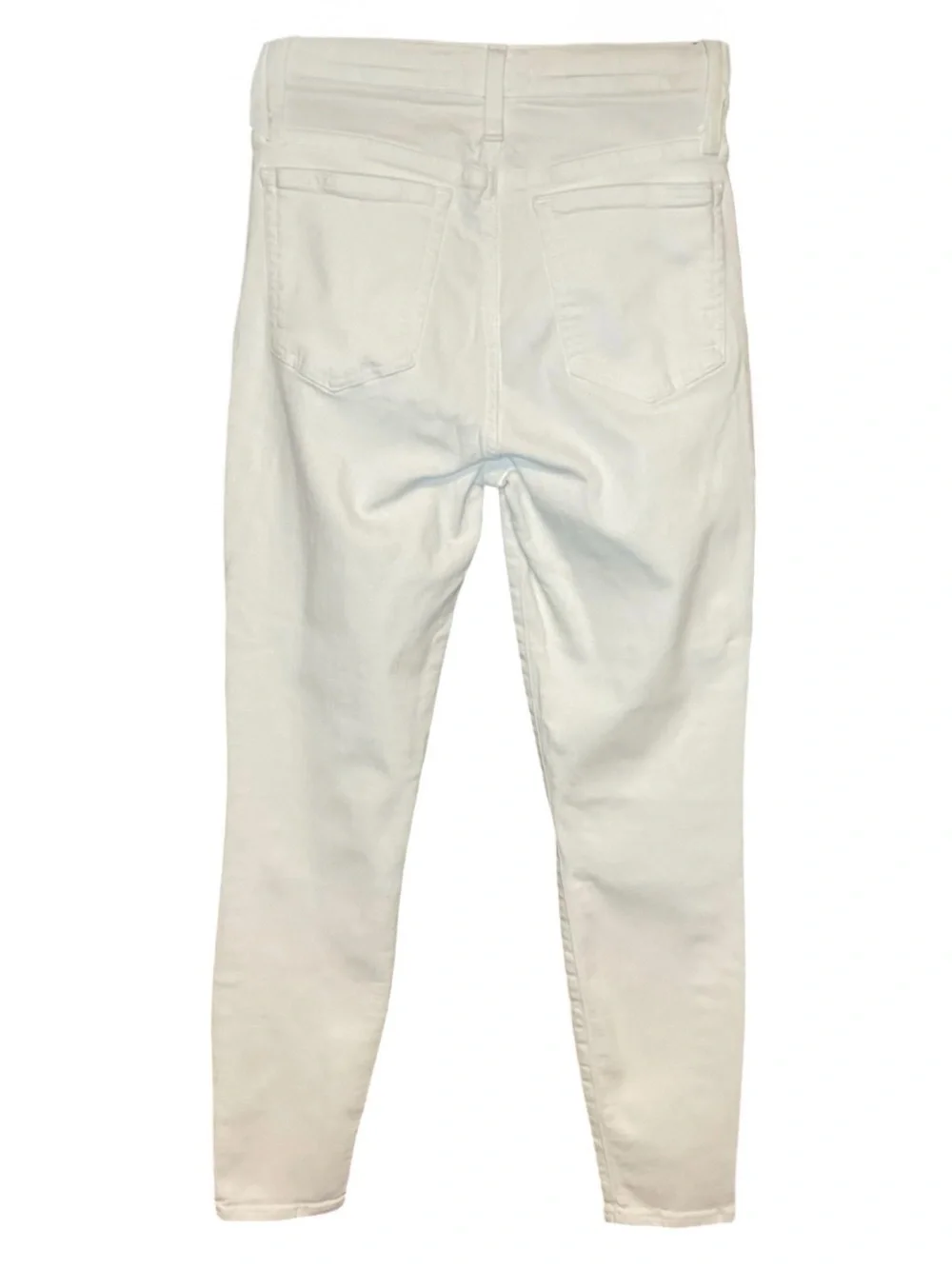 J. Crew 9” High-Rise Toothpick White Jeans Size 28
